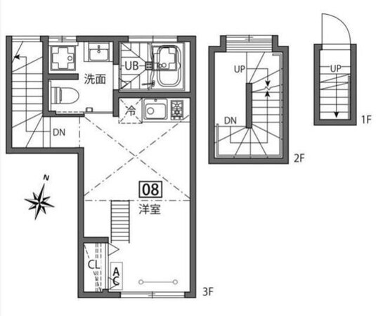 グランエッグス洗足池の物件間取画像